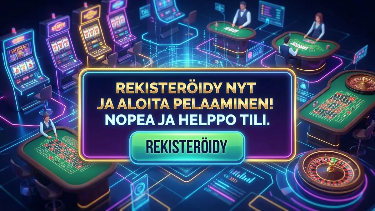 Rekisteröidy bonuksella